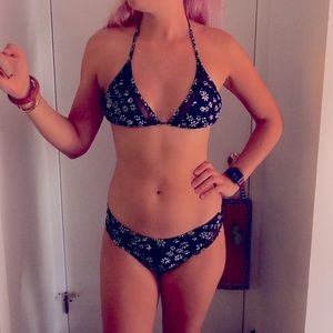 Volcom Black Daisy Bikini